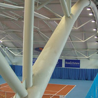 projekt architektoniczny hali tenisowej